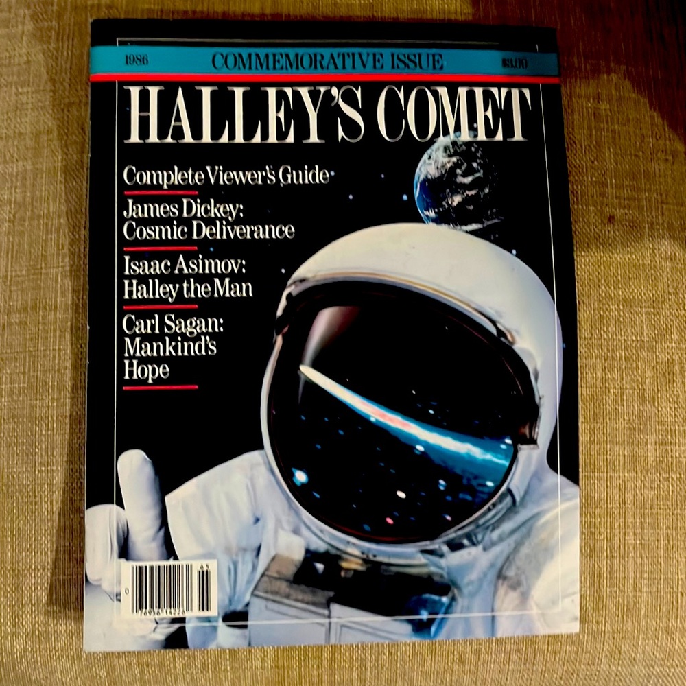 1986 HALLEY'S COMET MAGAZINE - COMMEMORATIVE ISSUE